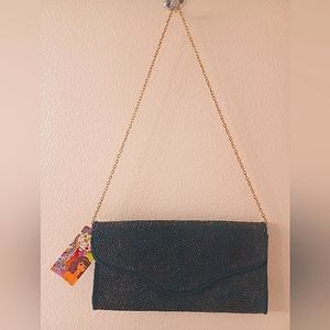 Denise Carolyn "Miztique" Envelope Convertible Shoulder Bag Clutch